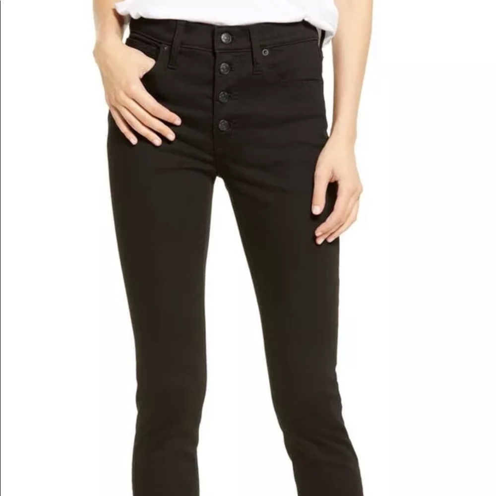 Madewell Women's Black Skinny Jeans
